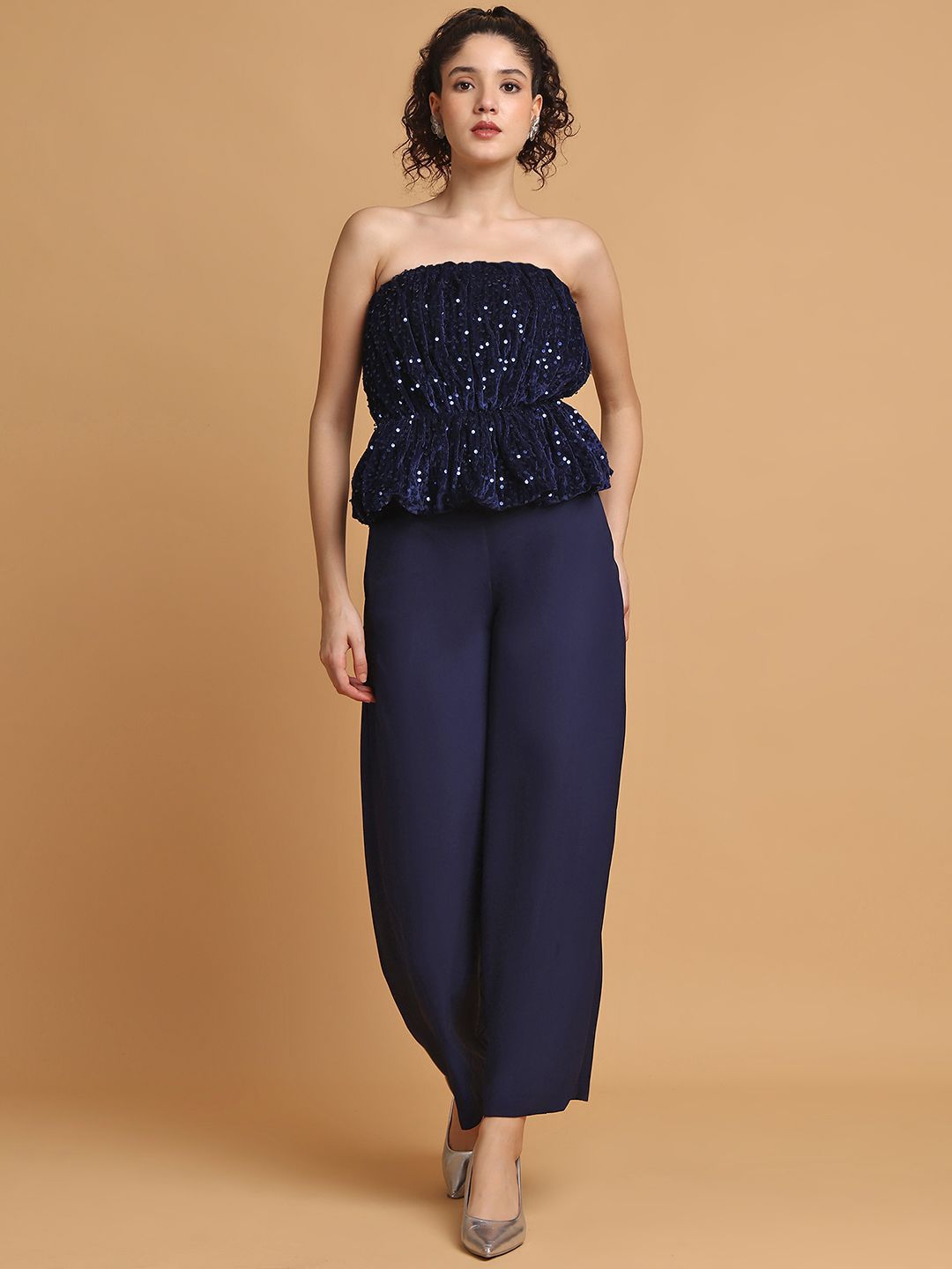 Blanc9 Embellished Top & Trousers Co-ords