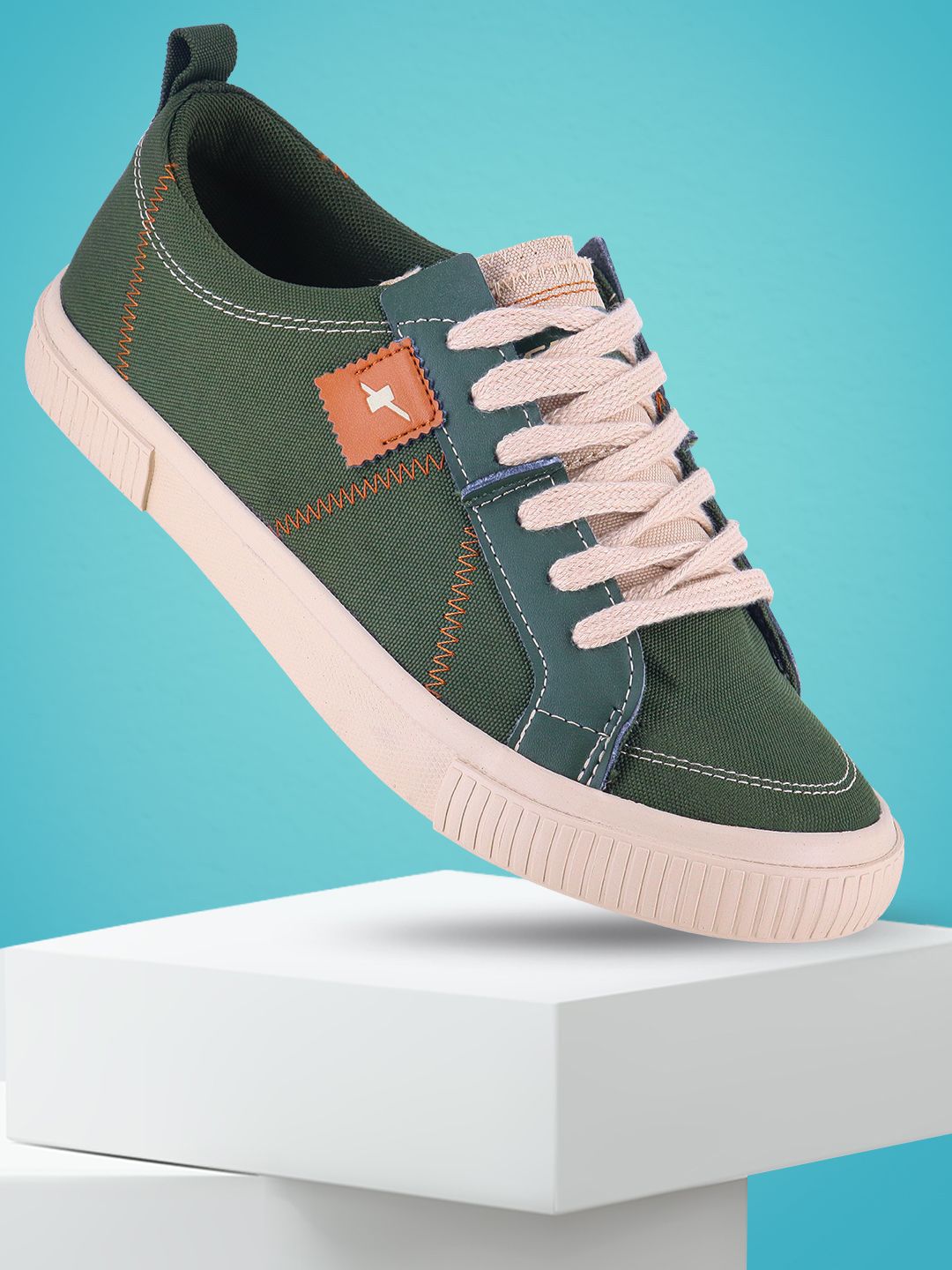 Sparx Sparx Men Round Toe Lace-Ups Canvas
