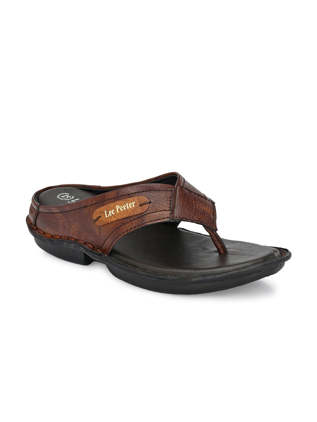 LEEPEETER Men Leather Comfort Sandals