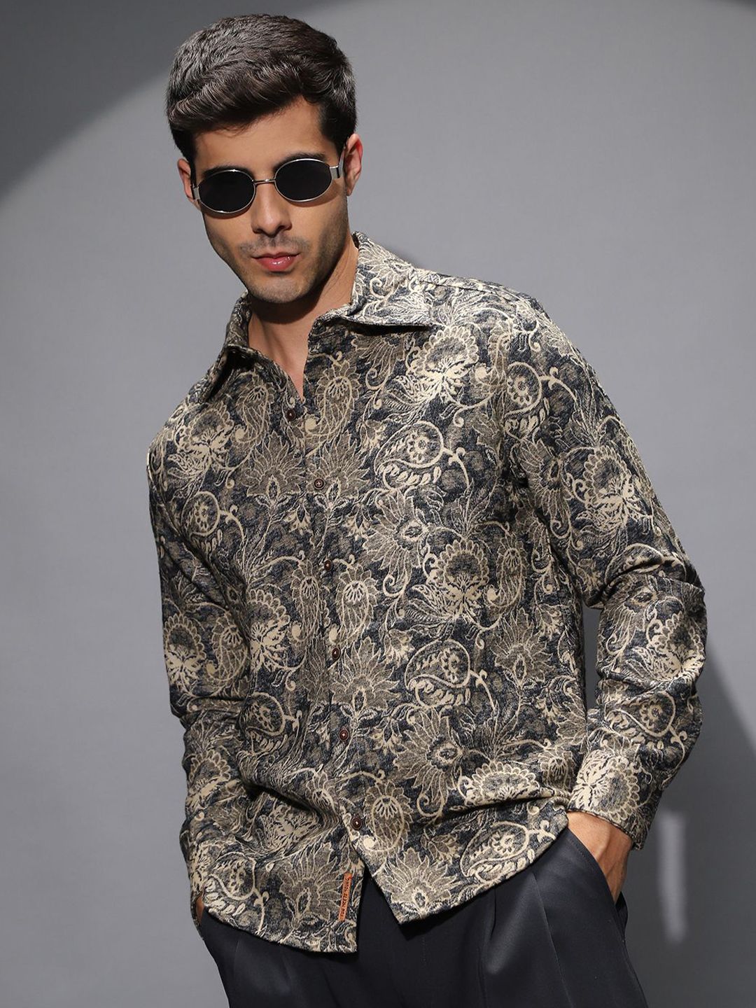 CAHOOT Comfort Opaque Cotton Regular Fit Casual Shirt