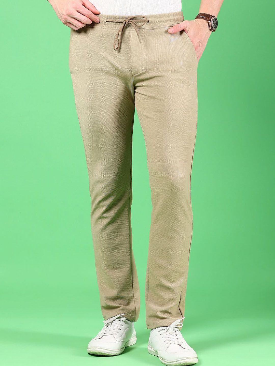 V-Mart Men Slim Fit Mid-Rise Chinos Trousers