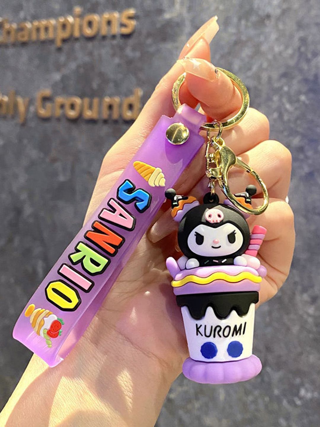Buy Flenzy Charming Sanrio Kuromi Key Chain - Key chain for Unisex