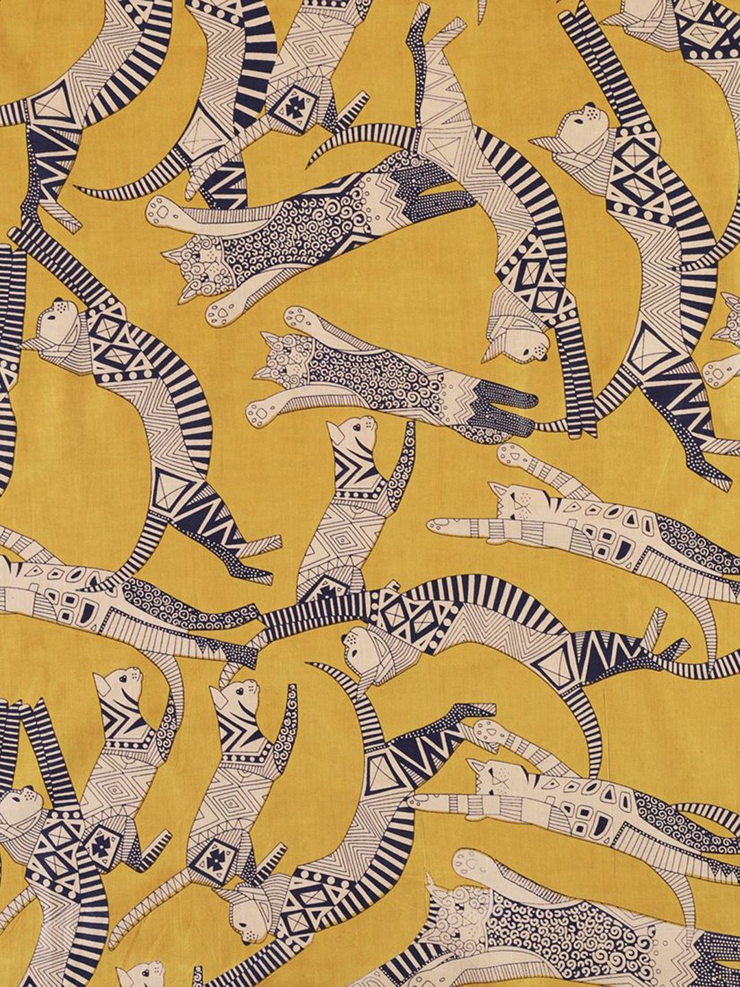 HANDICRAFT PALACE Animal Block Printed Pure Cotton Unstitched Dress Material