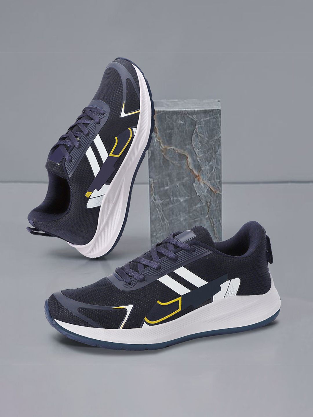 TOMSY CHOICE Men Mesh Mid-Top Running Shoes