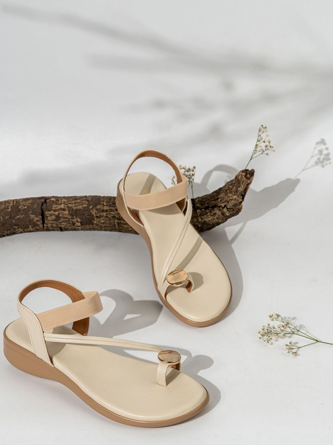 Solid One Toe Flats Sandals Inc 5 Women Solid One Toe Flats Sandals