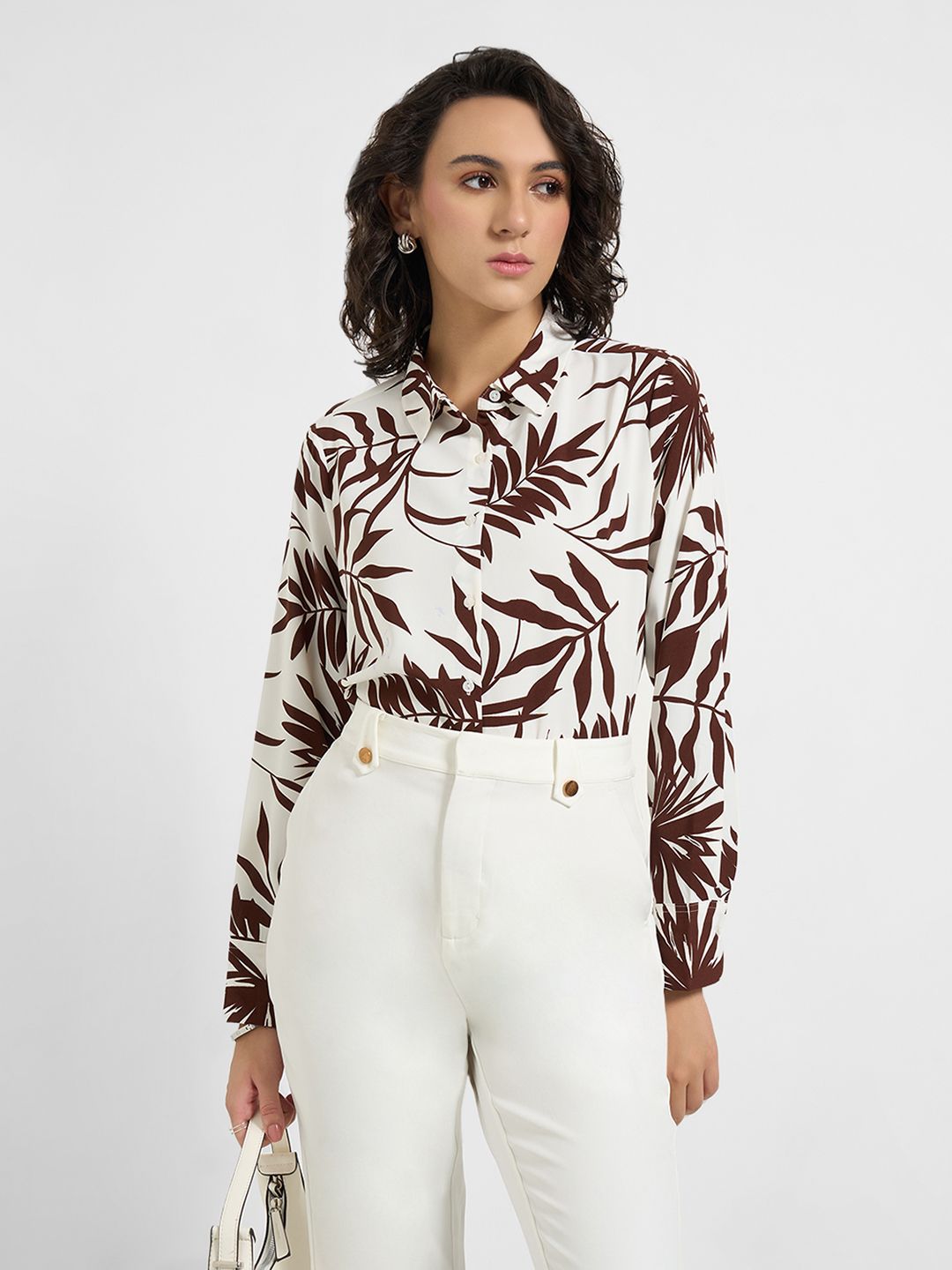 Annabelle by Pantaloons Floral Print Shirt Style Top