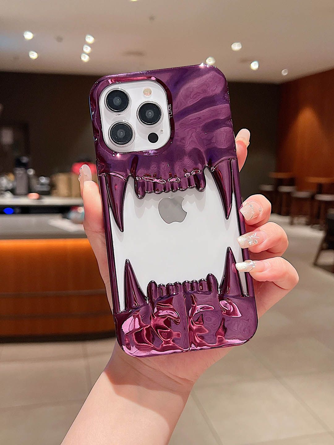 Luxury Kase Quirky Printed iPhone 15 Pro Max Back Case Mobile Accessories