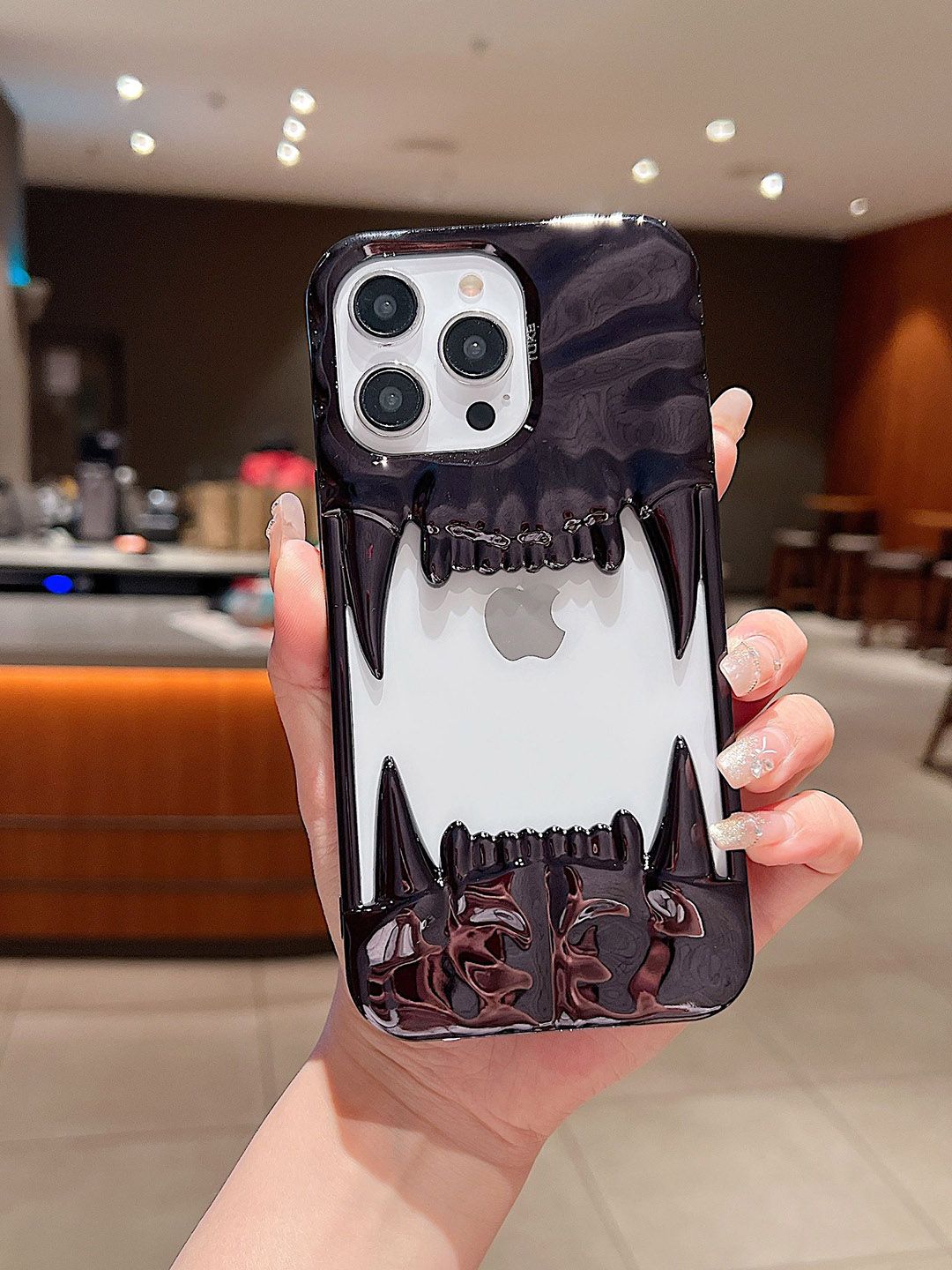Luxury Kase Quirky Printed iPhone 15 Pro Back Case Mobile Accessories