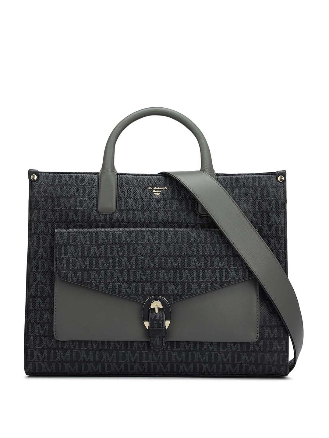 Da Milano Da Milano Printed Leather Oversized Satchel