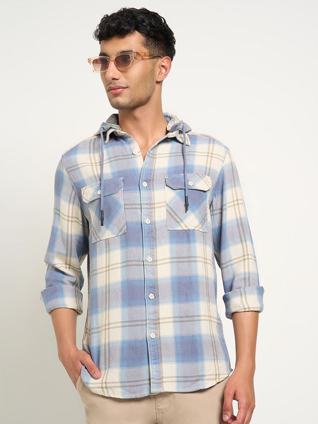 7 Alt by Pantaloons Men Opaque Casual Shirt