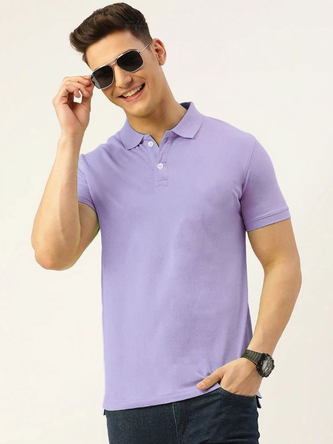 SZN Men Polo Collar T-shirt