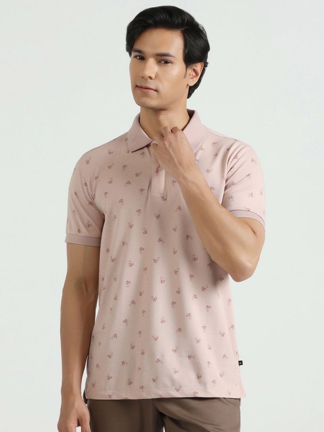 Blackberrys Men Polo Collar Slim Fit T-shirt