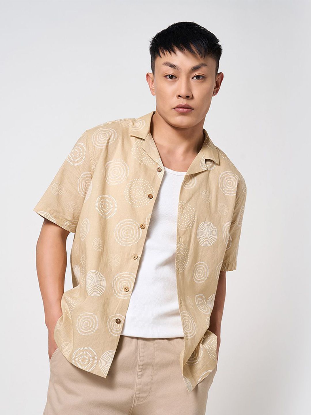7 Alt by Pantaloons Men Opaque Casual Shirt