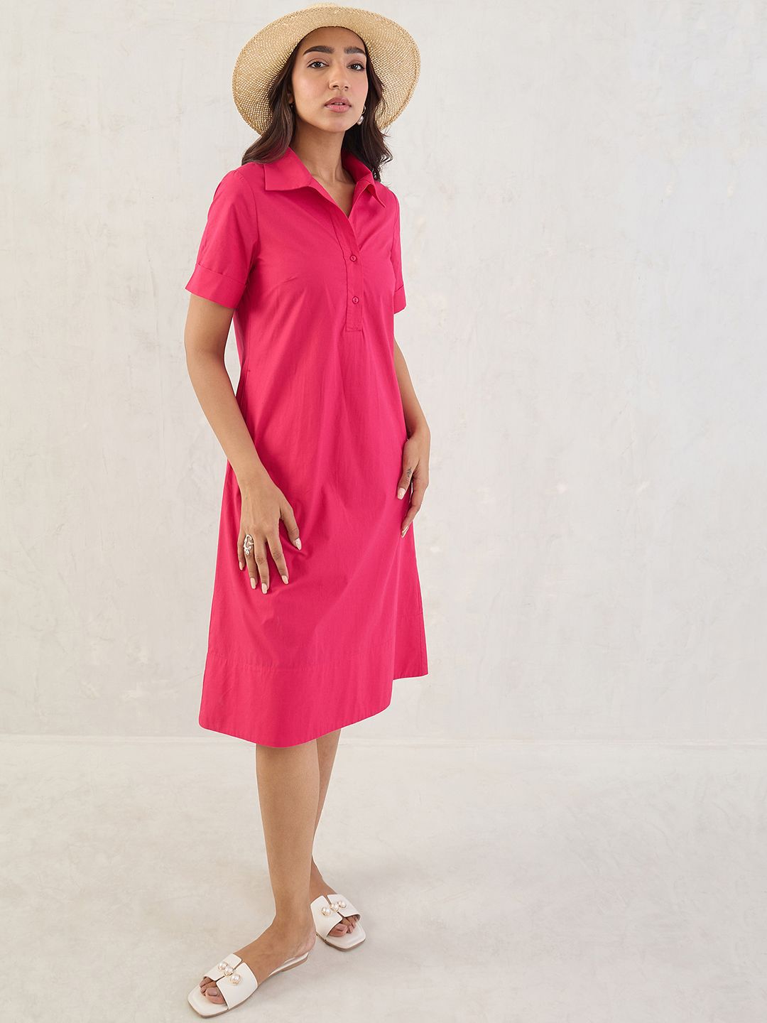 FEMMELLA Women T-shirt Midi Dress