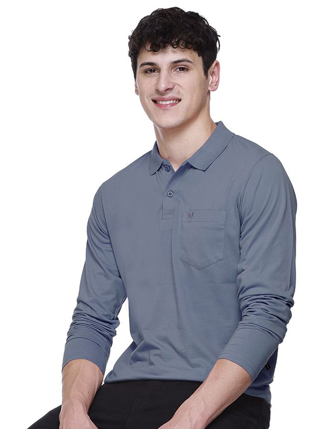 GODFREY Men Polo Collar Regular Fit T-shirt