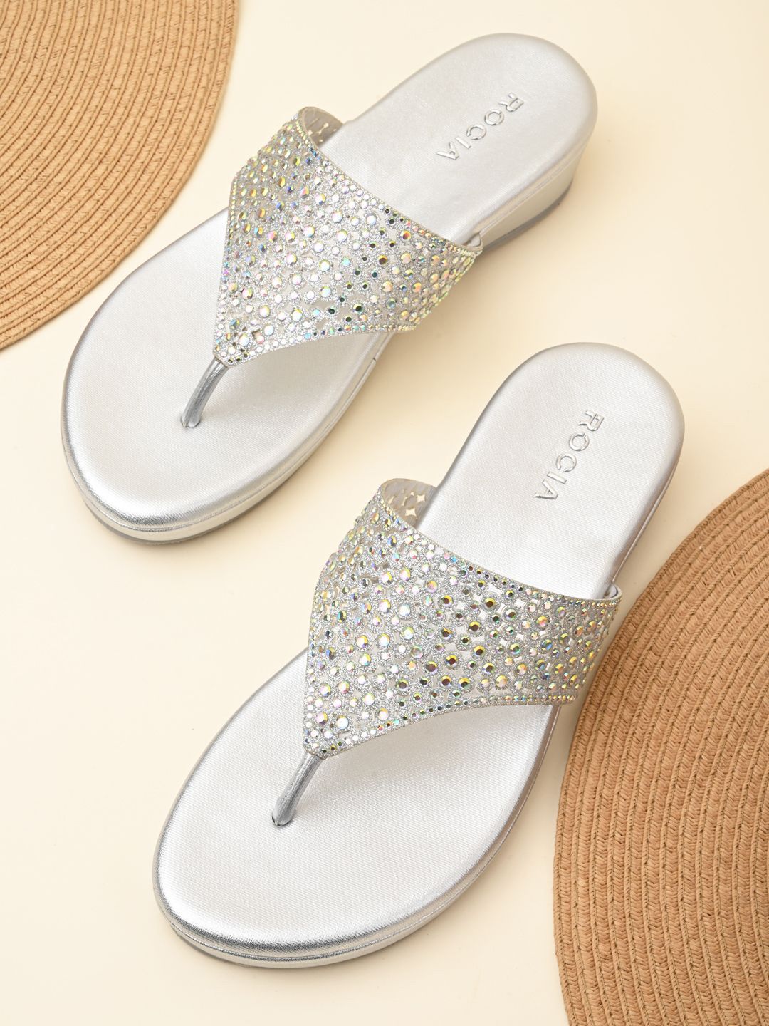 Rocia Women Ethnic Open Toe Flats