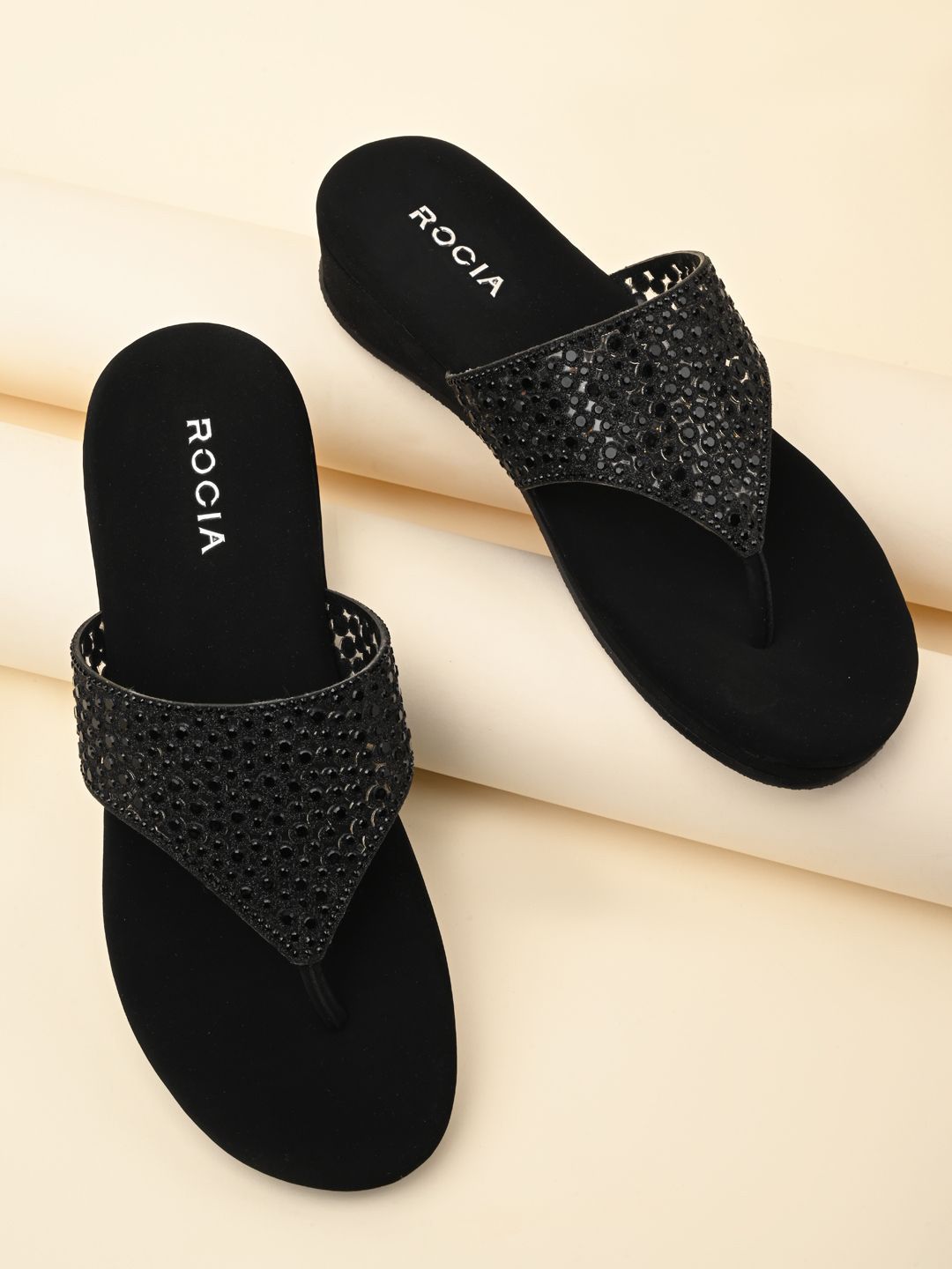 Rocia Women Ethnic Open Toe Flats