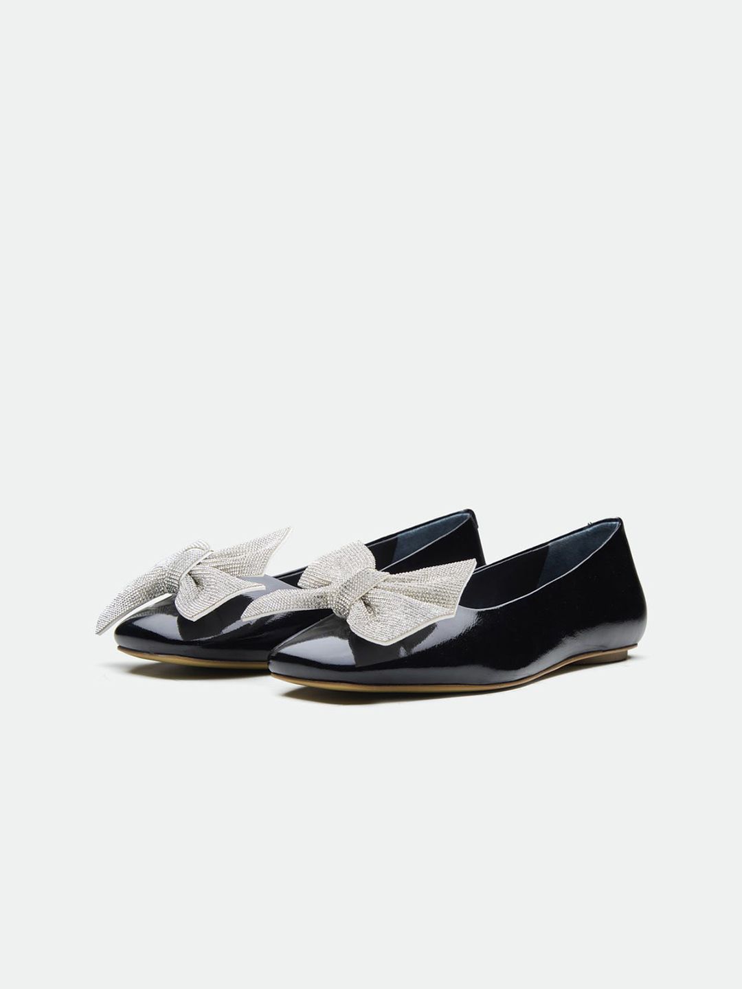 Women T-Strap Flats Oroh Women T-Strap Flats with Bows
