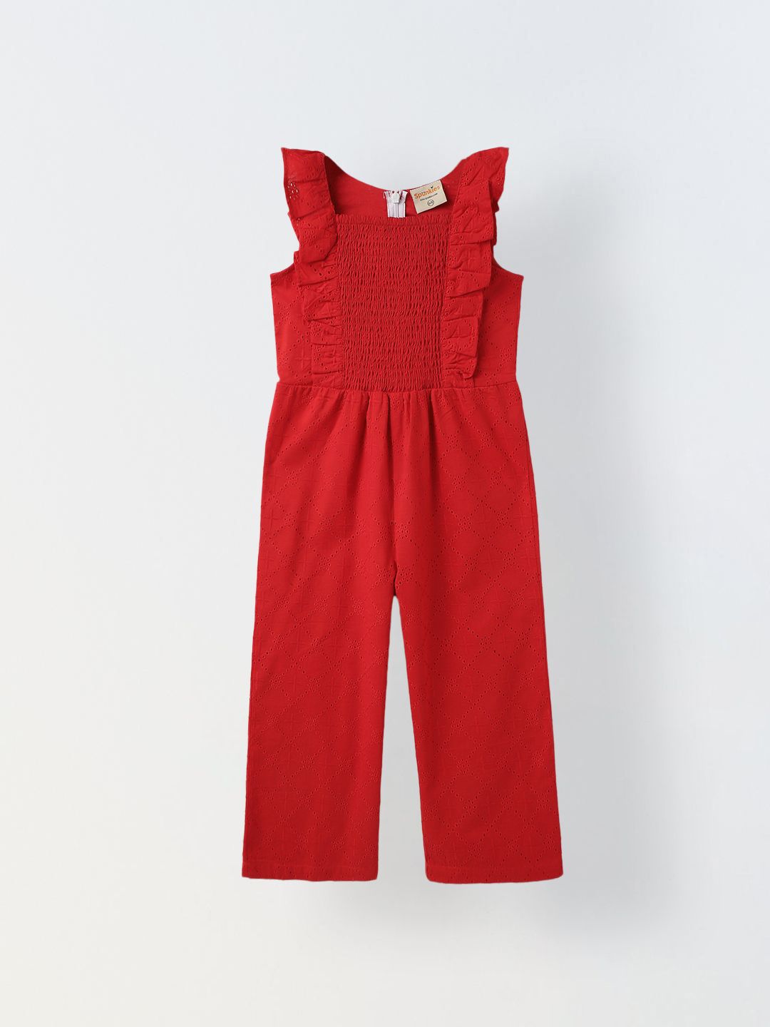 SPUNKIES Girls Basic Jumpsuit with Ruffles
