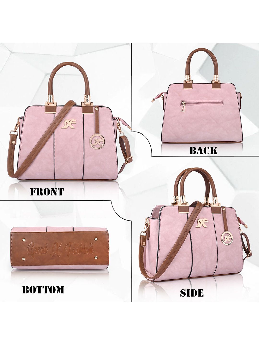 Buy Speed X Fashion Women Solid Structured Handheld Bag - Handbags