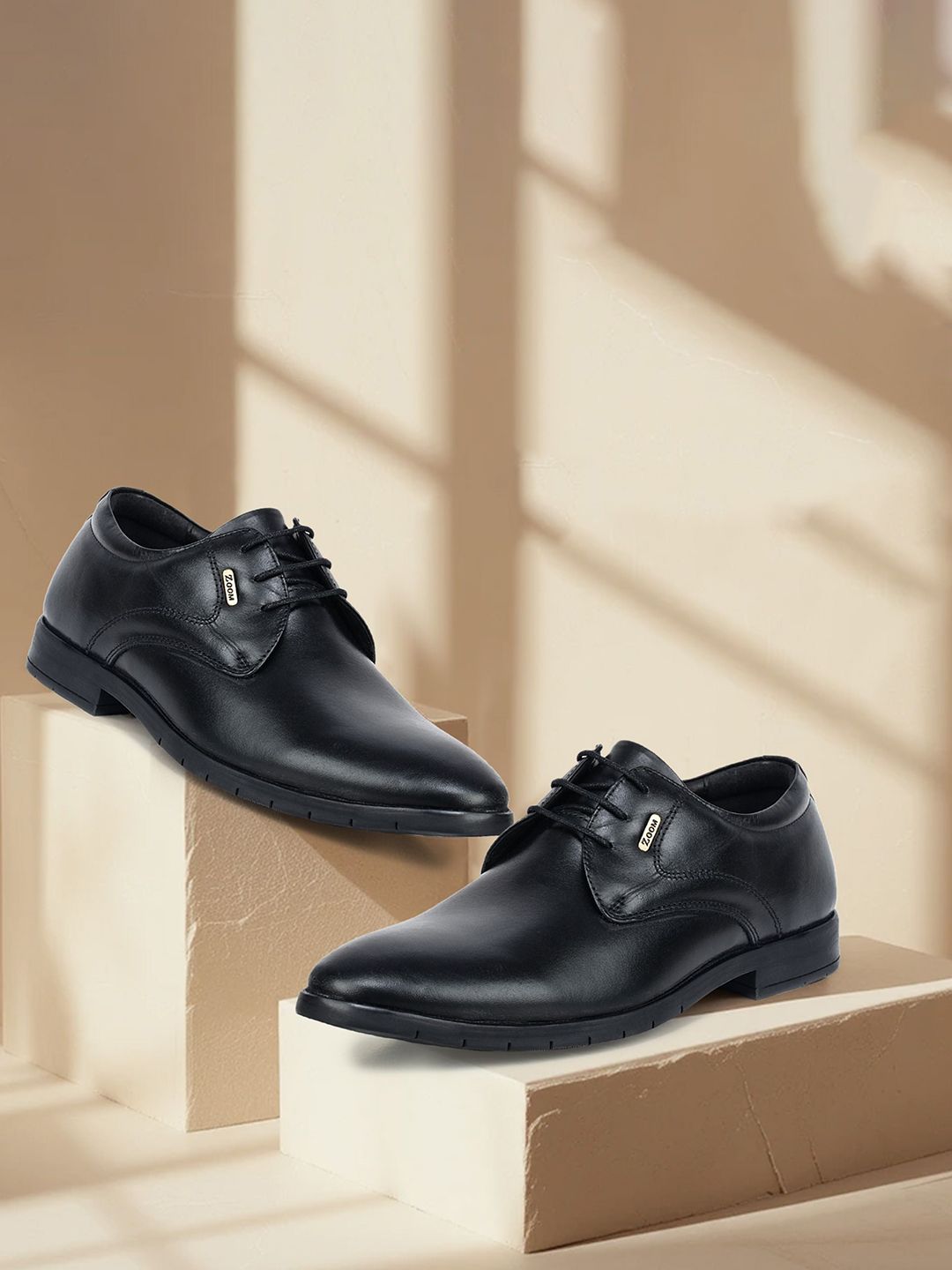 Zoom Shoes Men Leather Formal Derbys