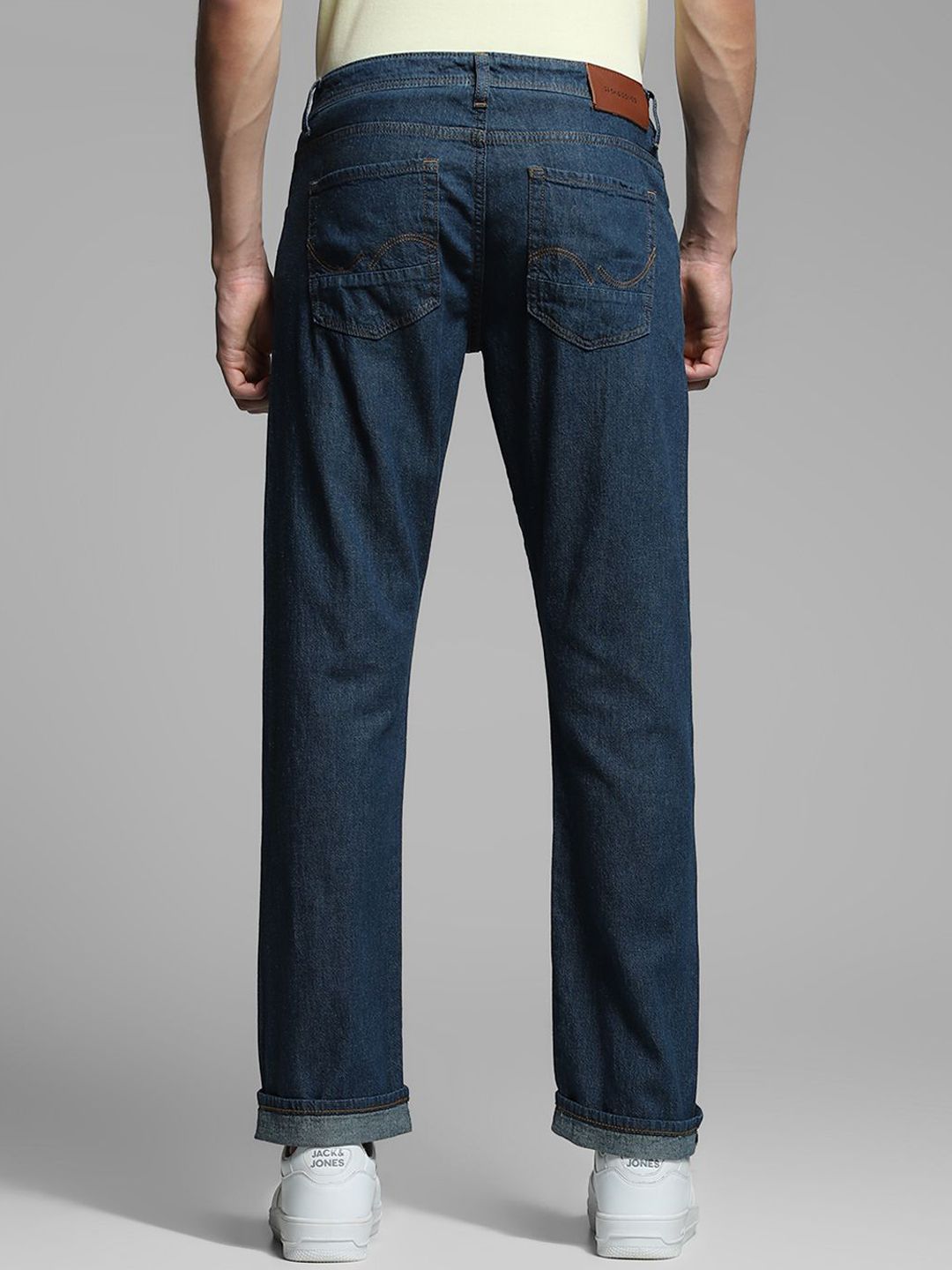 Pure Cotton Regular Fit Low-Rise Stretchable Jeans