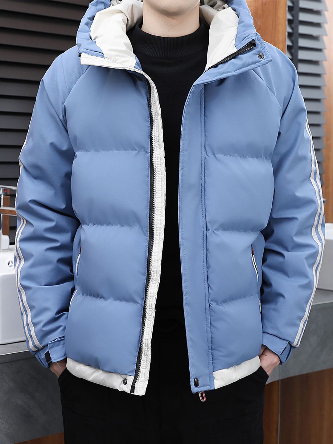 StyleCast x Revolte Men Open Front Jacket