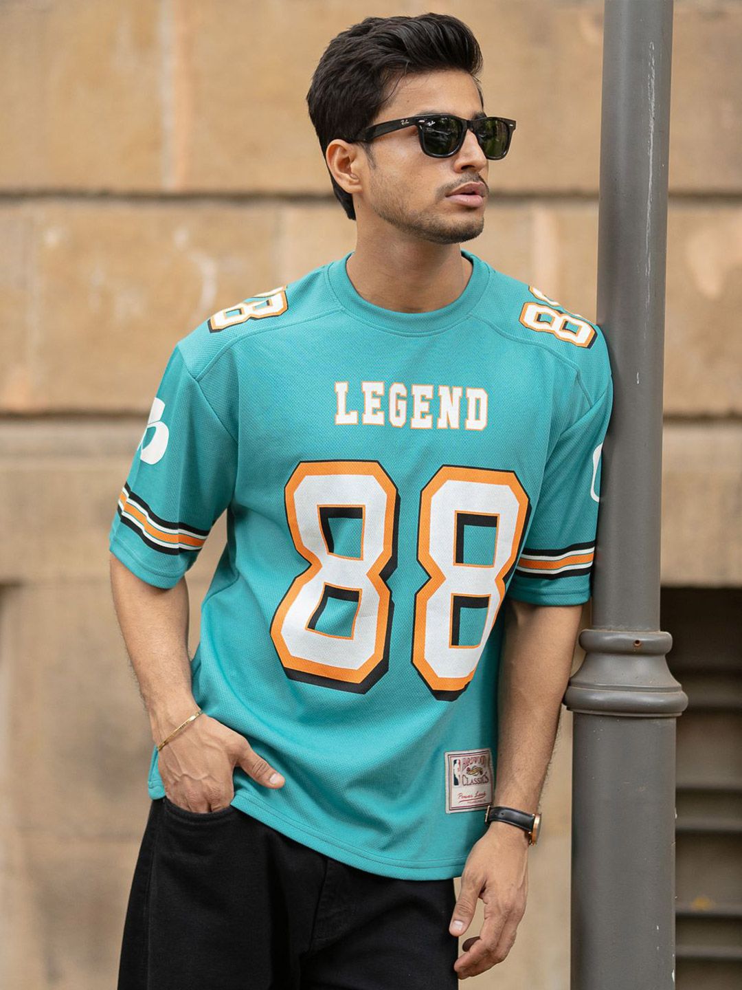 Buy Powerlook Typography Printed Drop-Shoulder Sleeves Jersey T