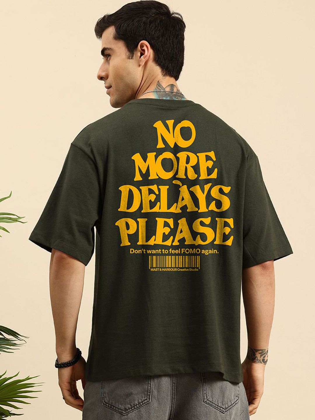 Mast & Harbour Men Printed T-shirt