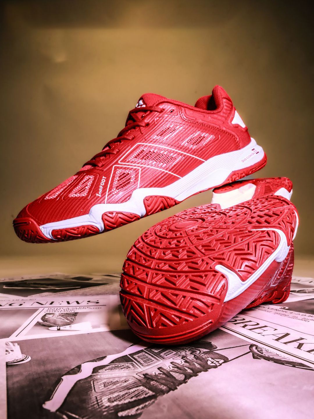 NIVIA Verdict 2.0 Court Shoes with Mesh TPU Upper with Non Marking Sole For Indoor Outdoor