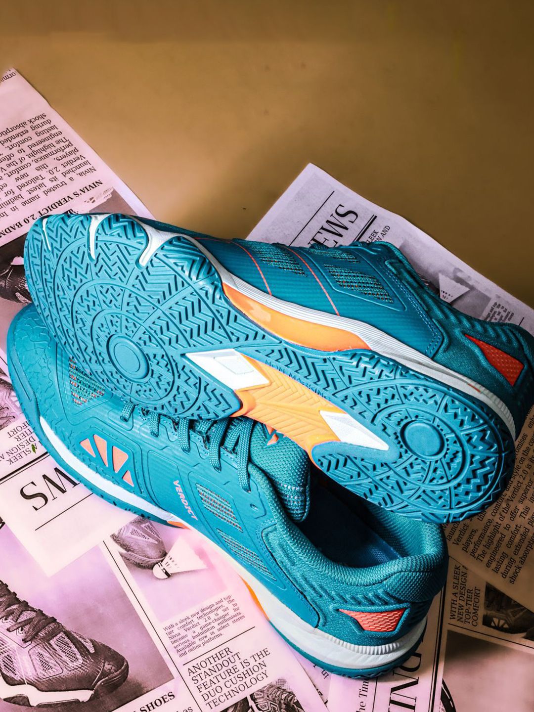 NIVIA Verdict 2.0 Court Shoes with Mesh TPU Upper with Non Marking Sole For Indoor Outdoor