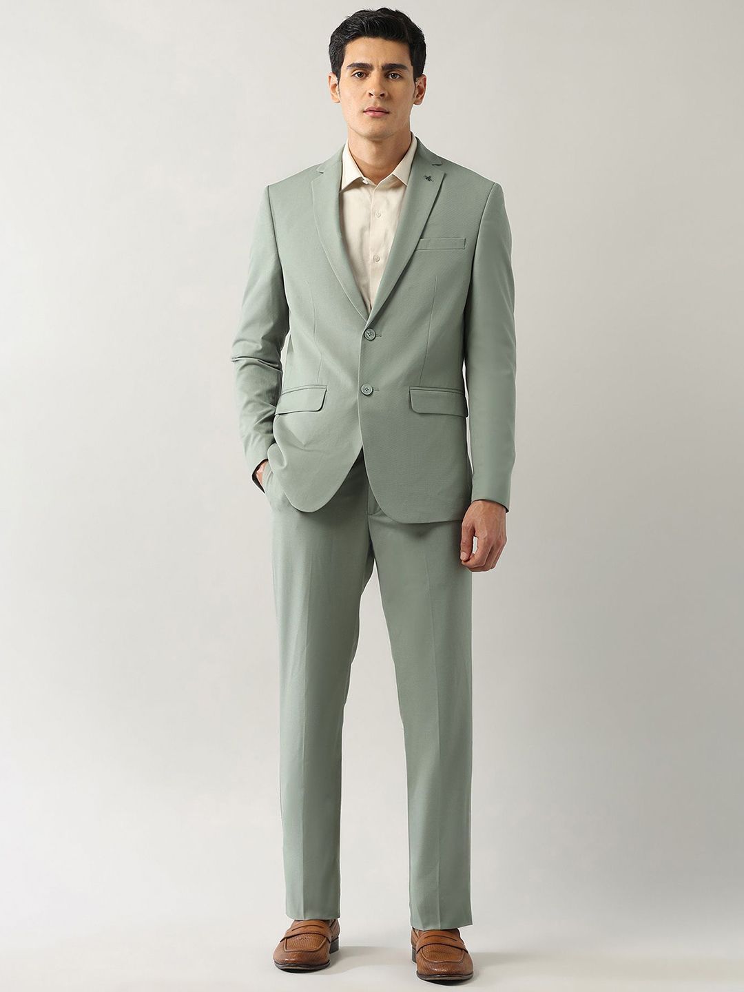 Arrow Tailored Fit Single-Breasted Two-Piece Formal Suit