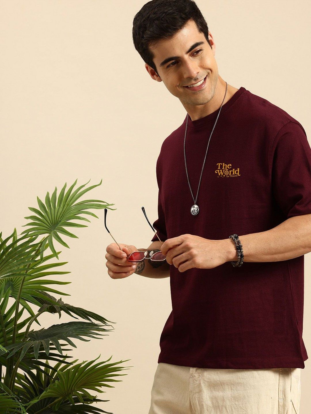 Mast & Harbour Men Printed T-shirt