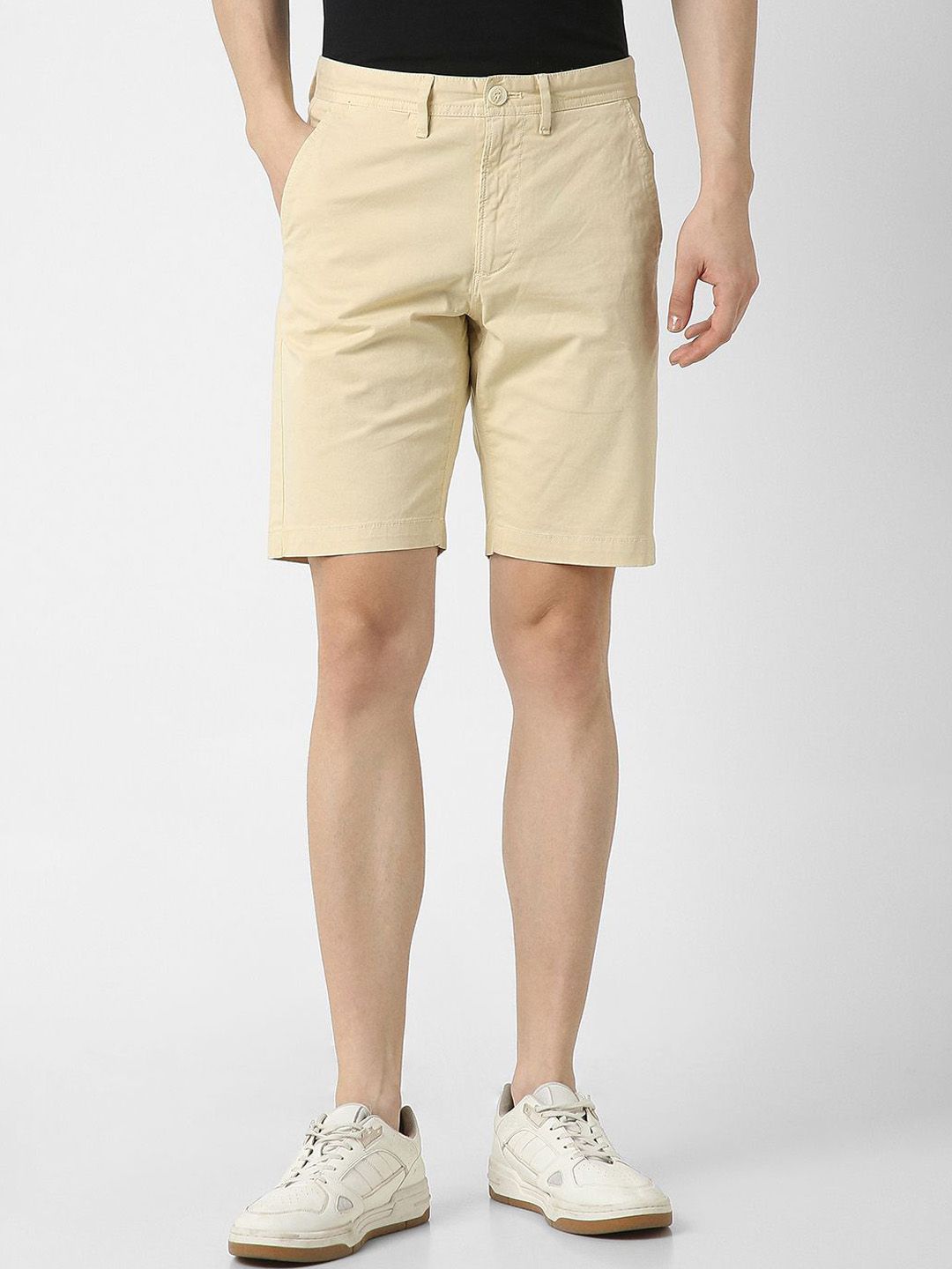 Peter England Casuals Men Cotton Regular Fit Shorts