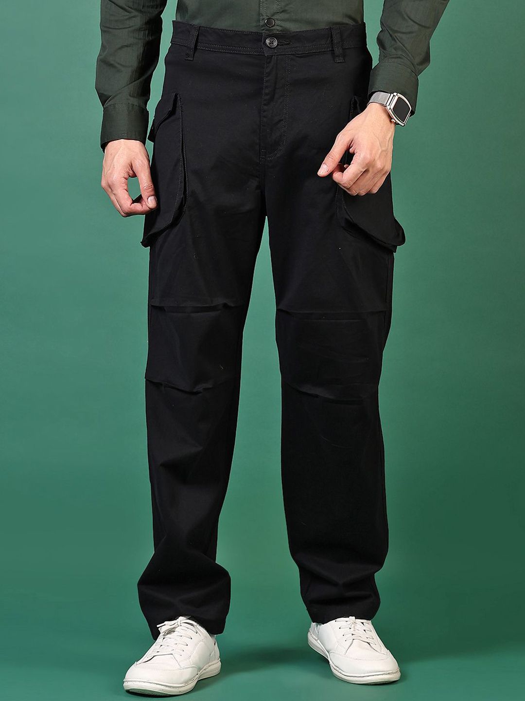V-Mart Men Regular Fit Cargos Trousers