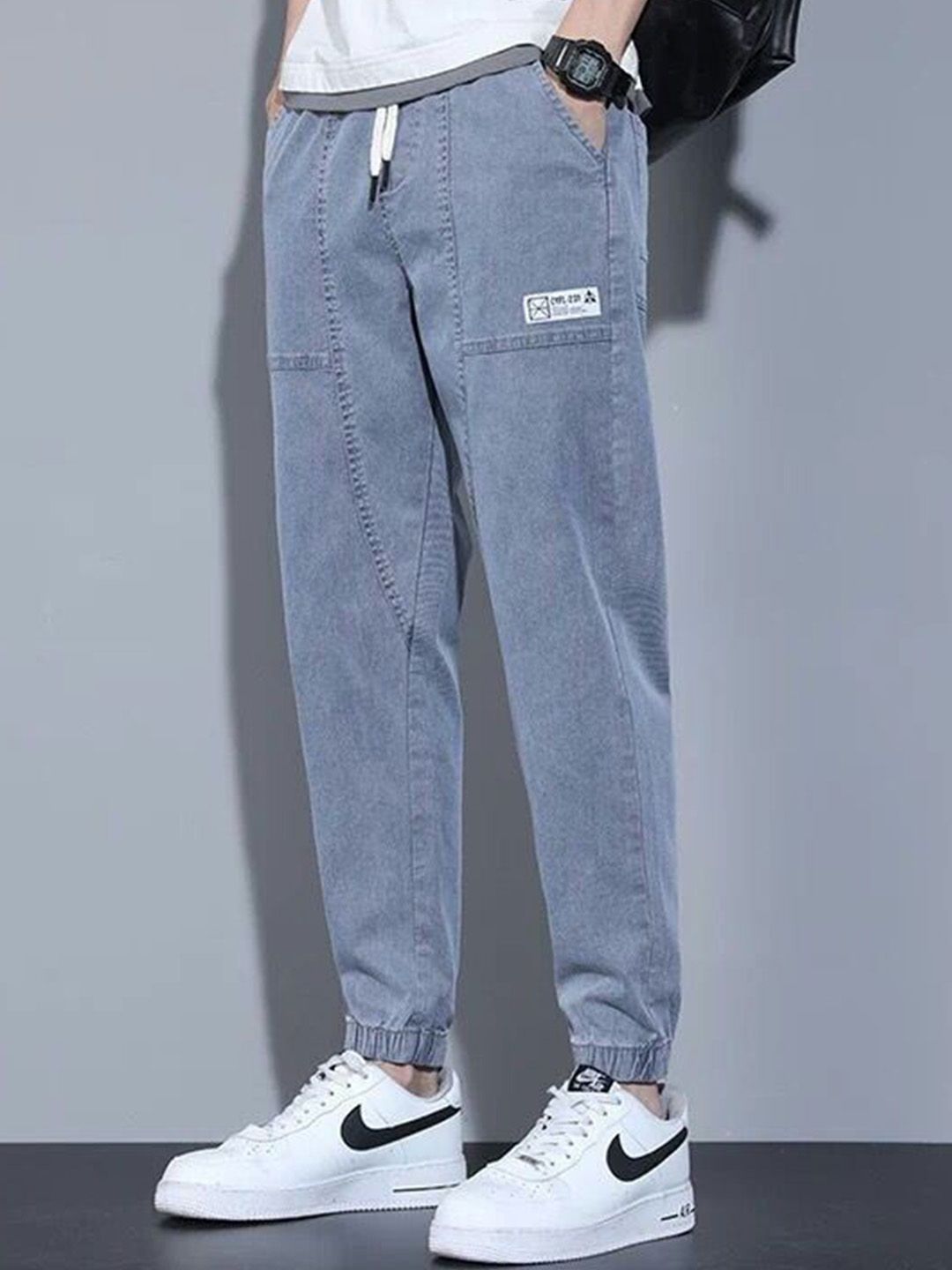 StyleCast StyleCast Men Jogger Low Distress Stretchable Jeans