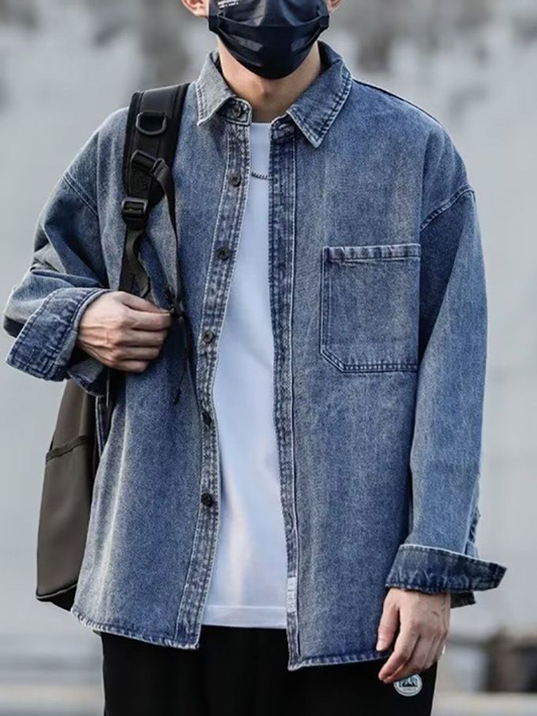 StyleCast x Revolte Men Lightweight Open Front Jacket