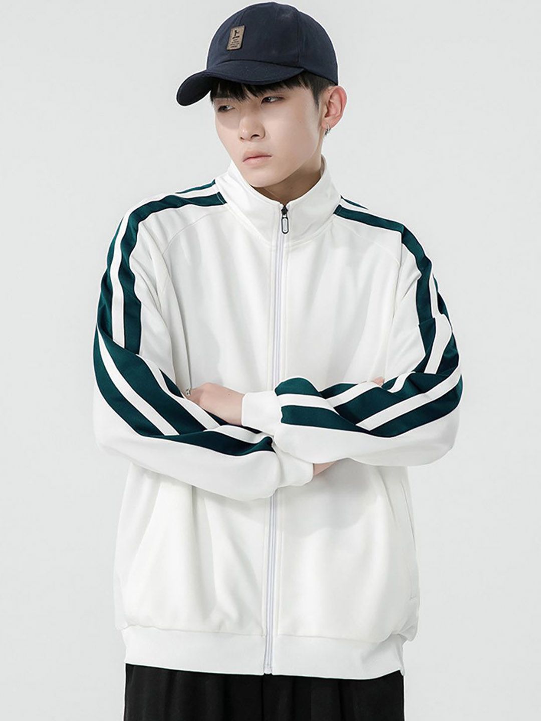 StyleCast x Revolte Men Striped Tailored Jacket