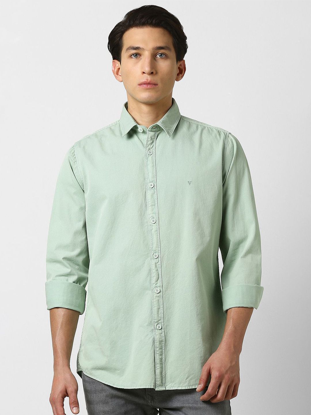 VAN HEUSEN DENIM LABS Men Slim Fit Casual Shirt