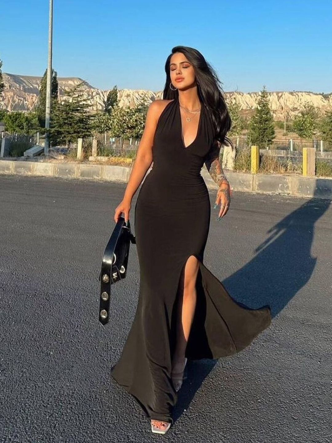 bodycon dress myntra Black V Neck Dress Buy StyleCast Black V-Neck Cut-Outs Detail Bodycon Dress Dresses For Women 29815500 Size:14L thalia dress The Perfect Date Night