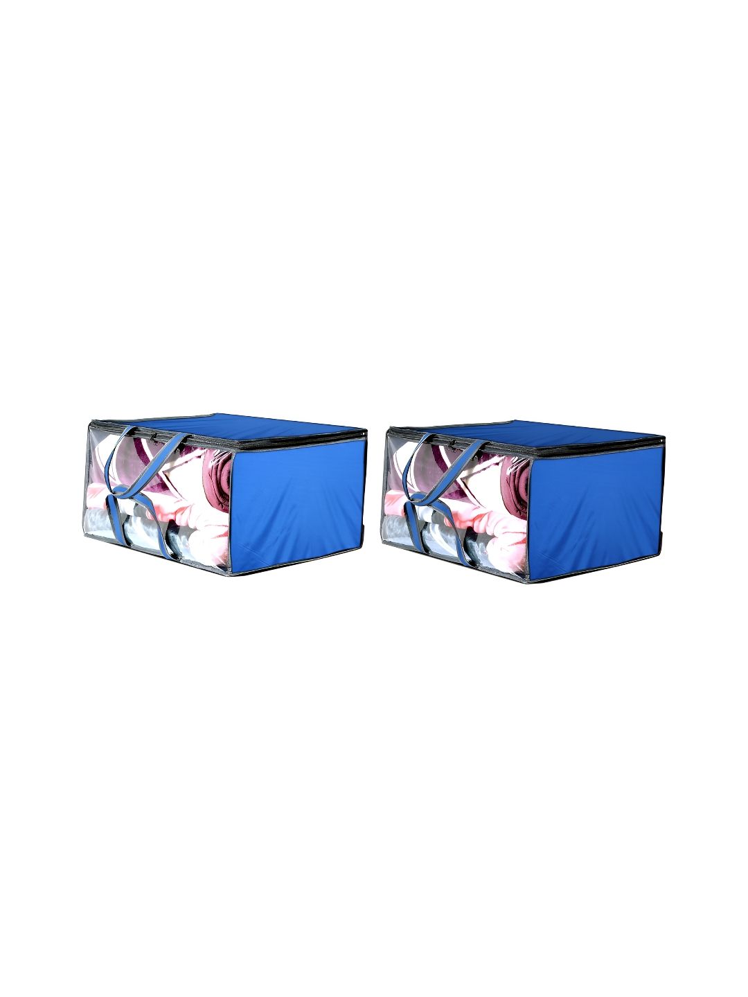 Stylista Blue & Black 2 Pieces Water Resistant Zippered Multi-Utility Organisers