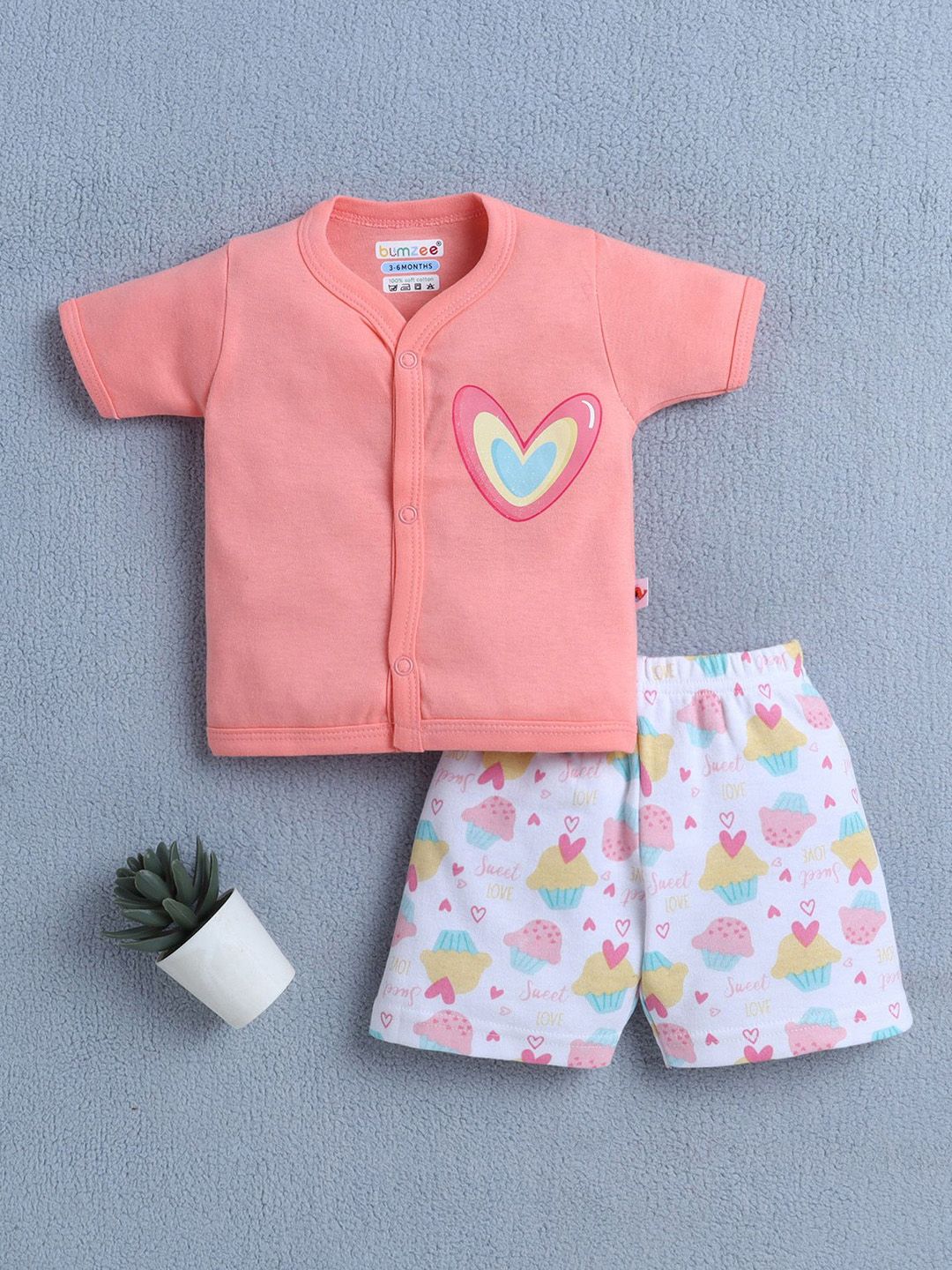 BUMZEE Girls Shirt with Shorts