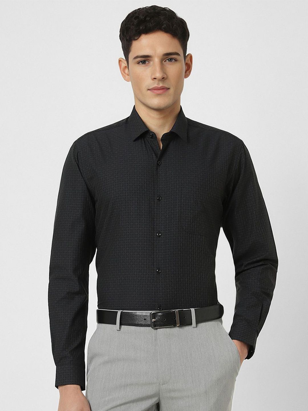 Peter England Peter England Men Checked Formal Shirt