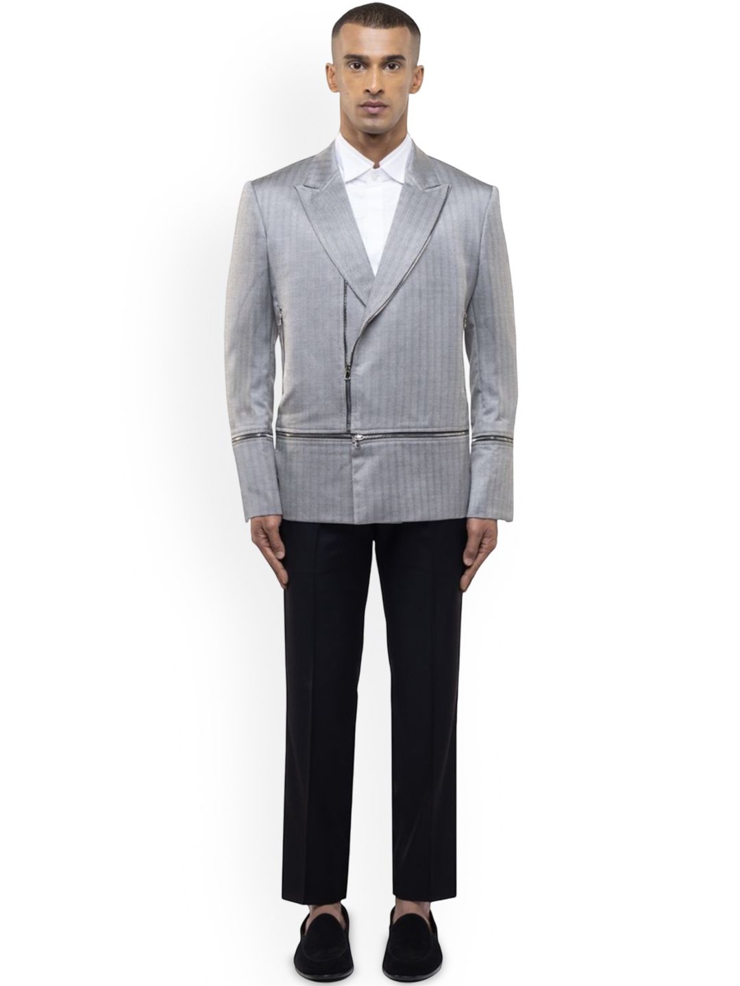 SDS By Kushal Shah Men Long Sleeves Biker Jacket