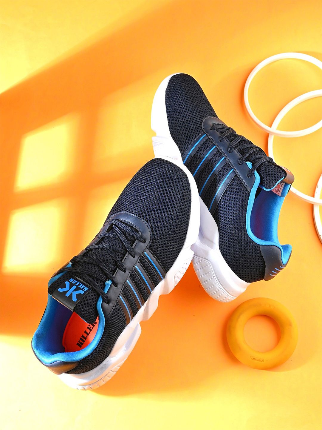 Killer Men Mesh Lace-Ups Running Non-Marking Shoes