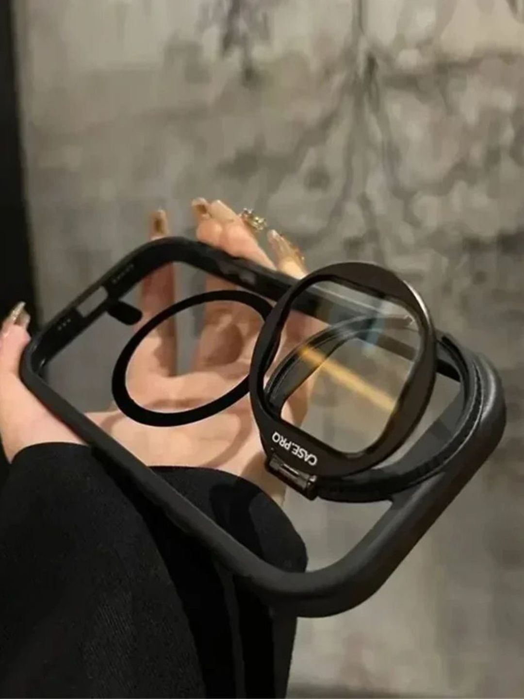 Luxury Kase Solid Printed iPhone 16 Plus Back Case Mobile Accessories