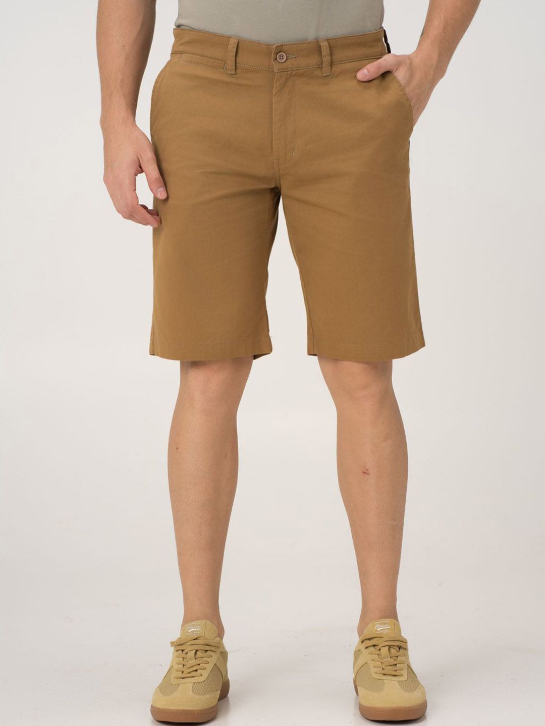 Buy The Pant Project Men Miso Khaki Regular-Fit Stretchable Chino