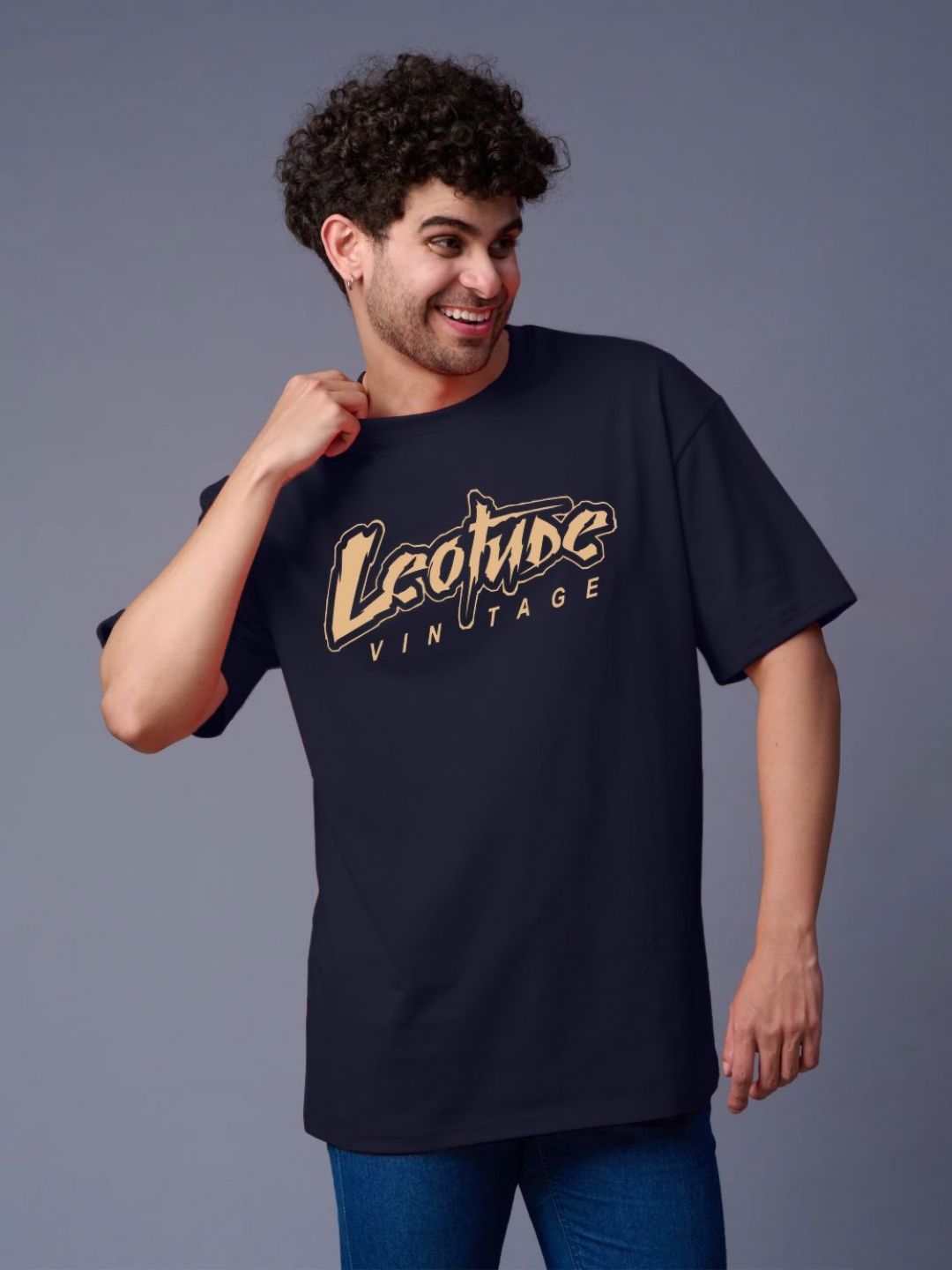 Leotude Men Printed T-shirt