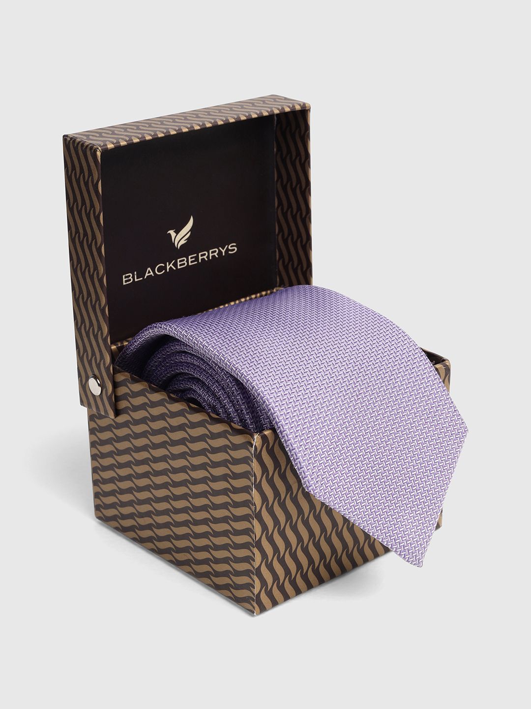 Blackberrys Men Woven Design Broad Tie