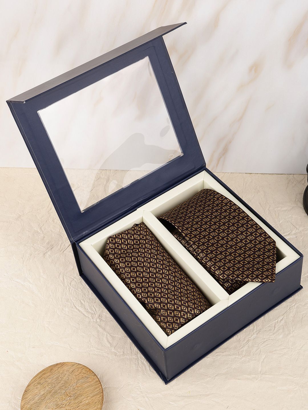 Alvaro Castagnino Men Tie and Pocket Square Accessory Gift Set of